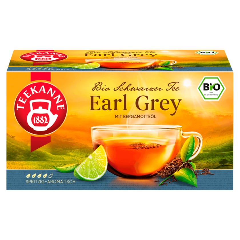 Teekanne Bio Earl Grey mit Bergamotteöl 54g
